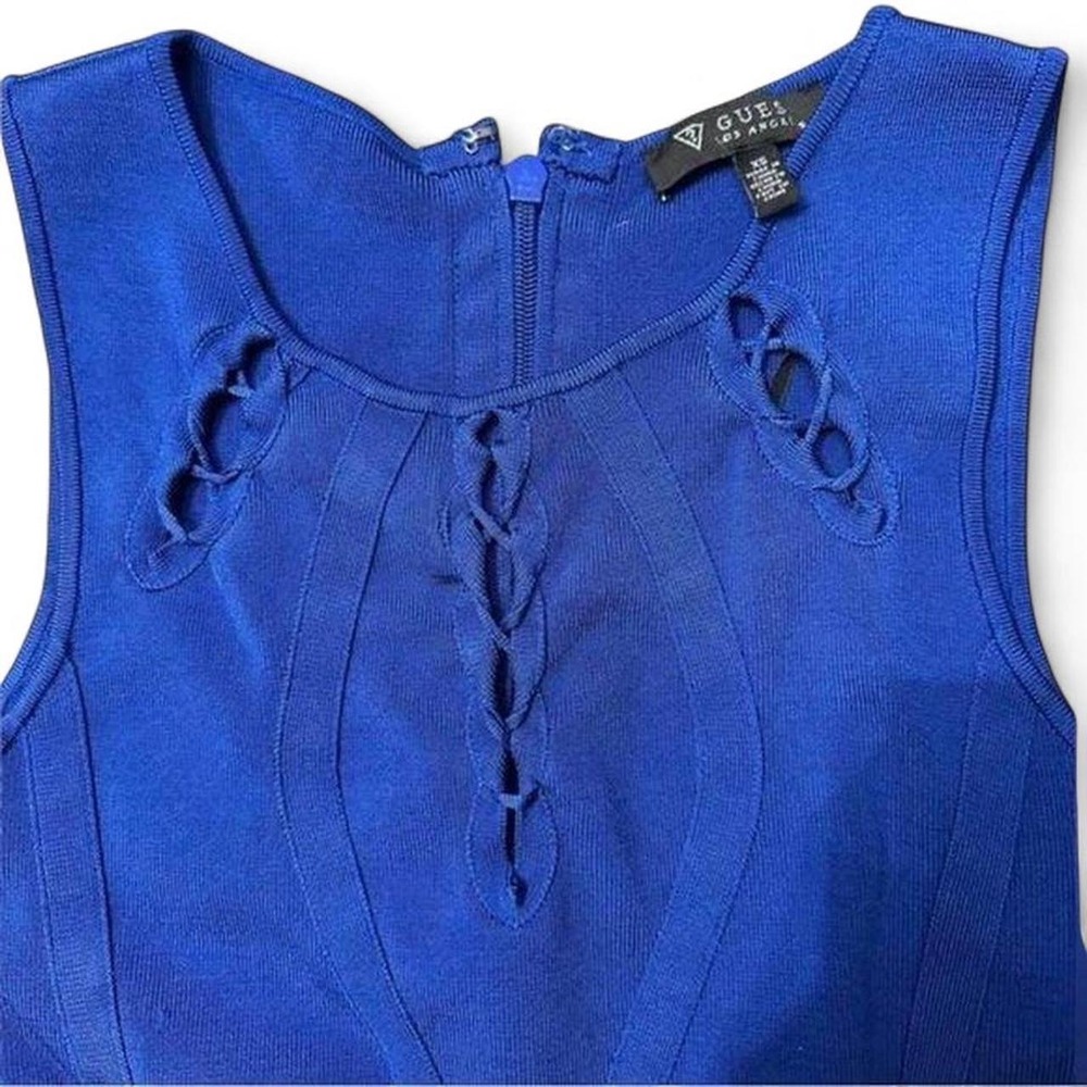 Blue Guess Bodycon Dress Size XS